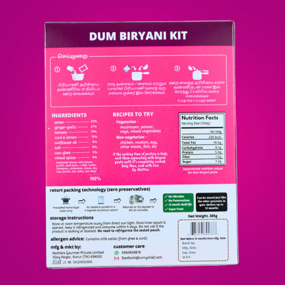 Dum Biryani Kit